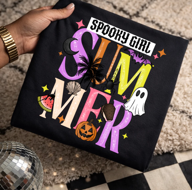Spooky Girl Summer Graphic Tee