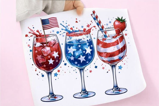 Red White & Wine Graphic Tee