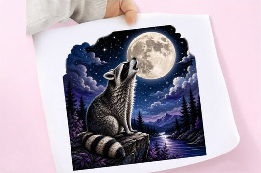 Raccoon Wolf Graphic Tee
