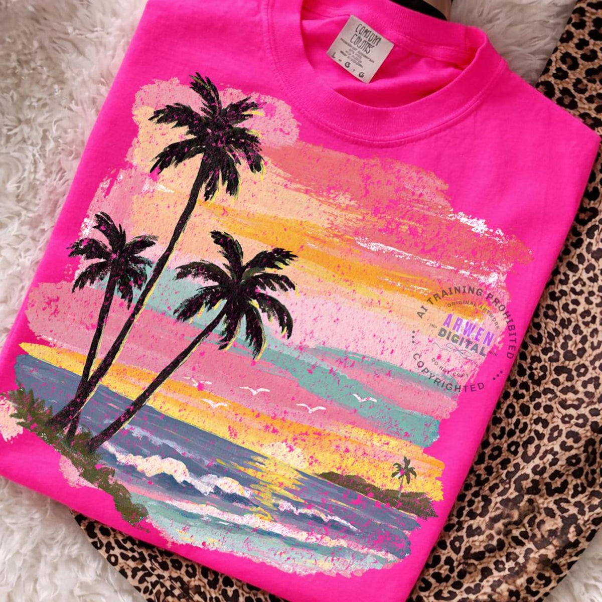 Beach Sunset Graphic Tee