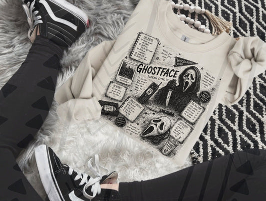 Ghostface Sketchy Graphic Tee