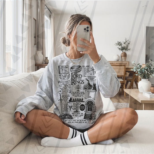 Lord of the Rings Sketchy Graphic Tee