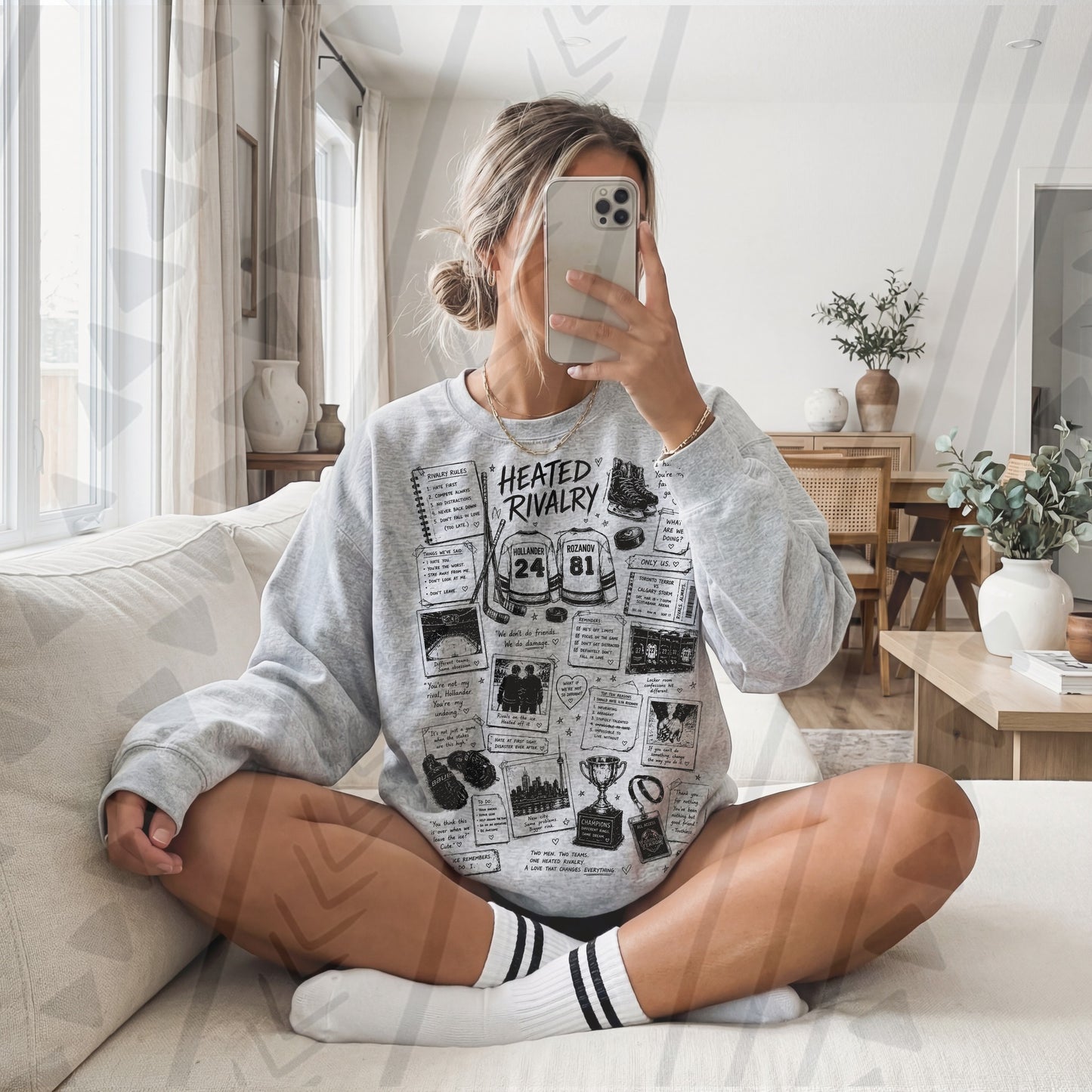 Heated Rivalry Sketchy Graphic Tee