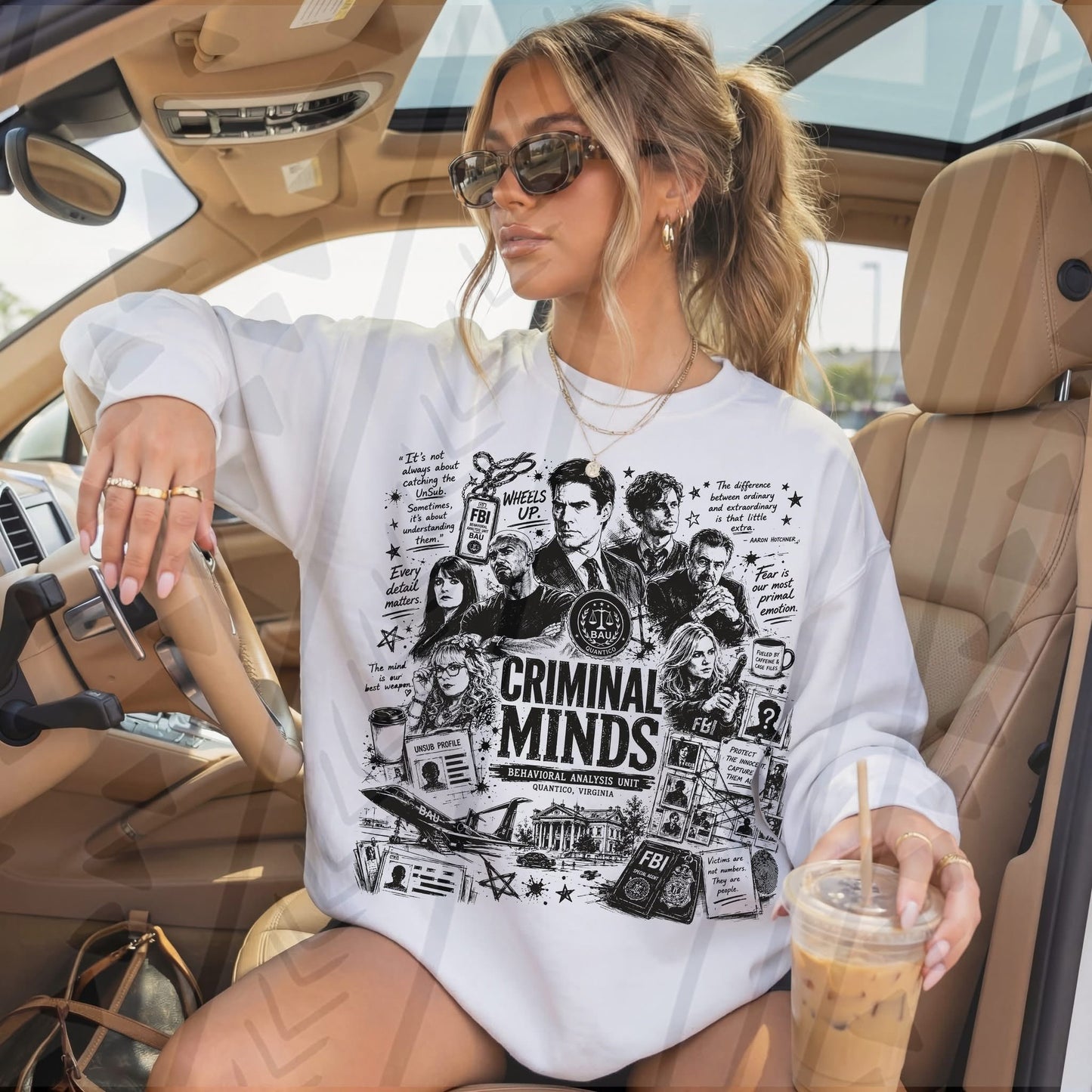 Criminal Minds Sketchy Graphic Tee