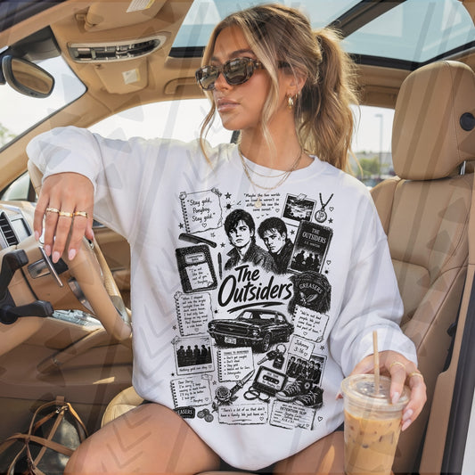 The Outsiders Sketchy Graphic Tee
