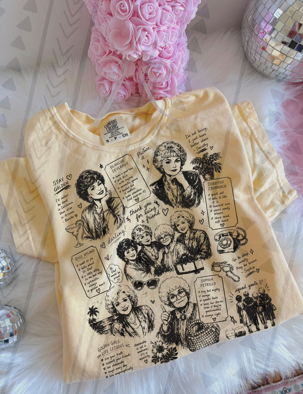 Golden Girls Sketchy Graphic Tee