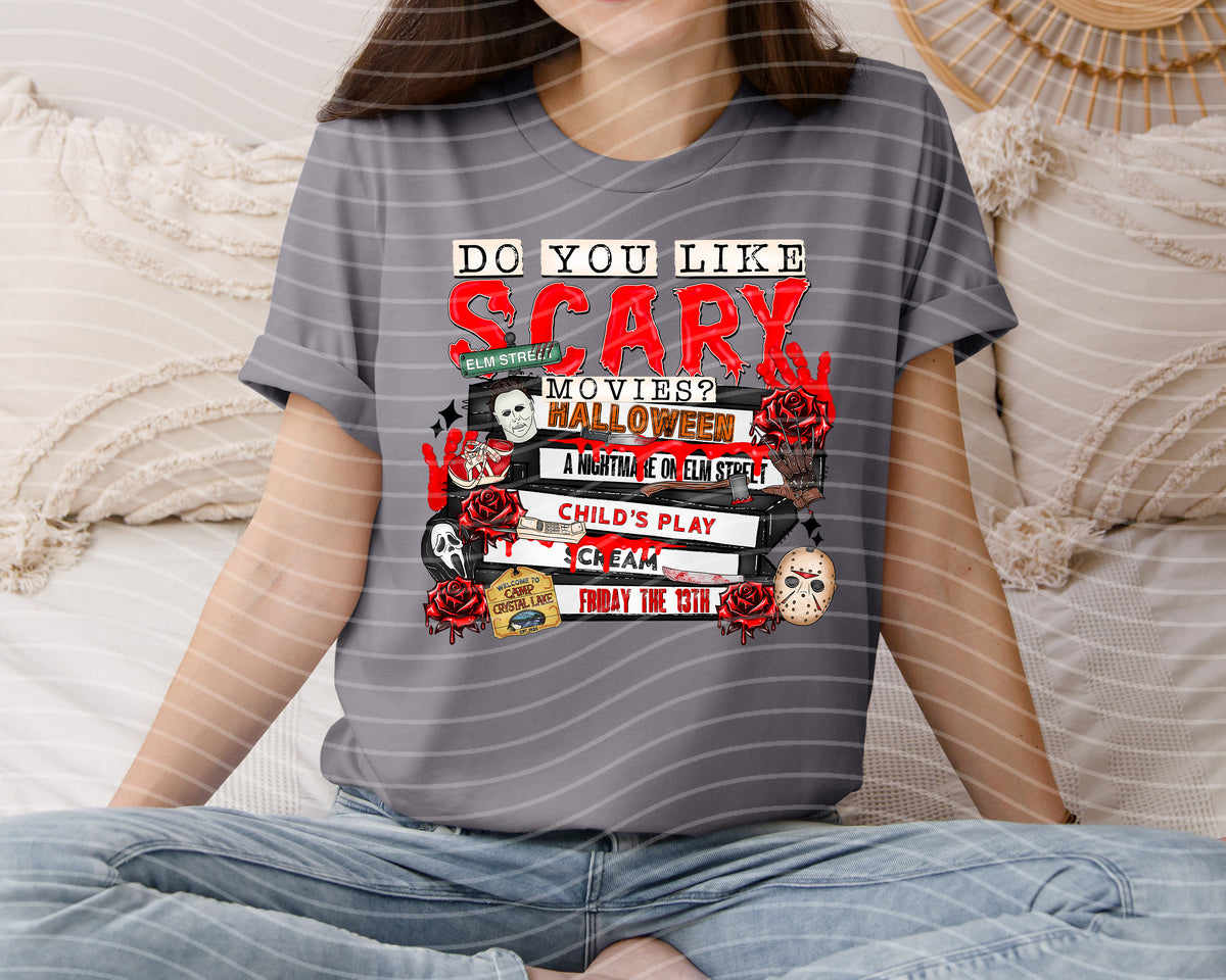 Do You Like Scary Movies Graphic Tee