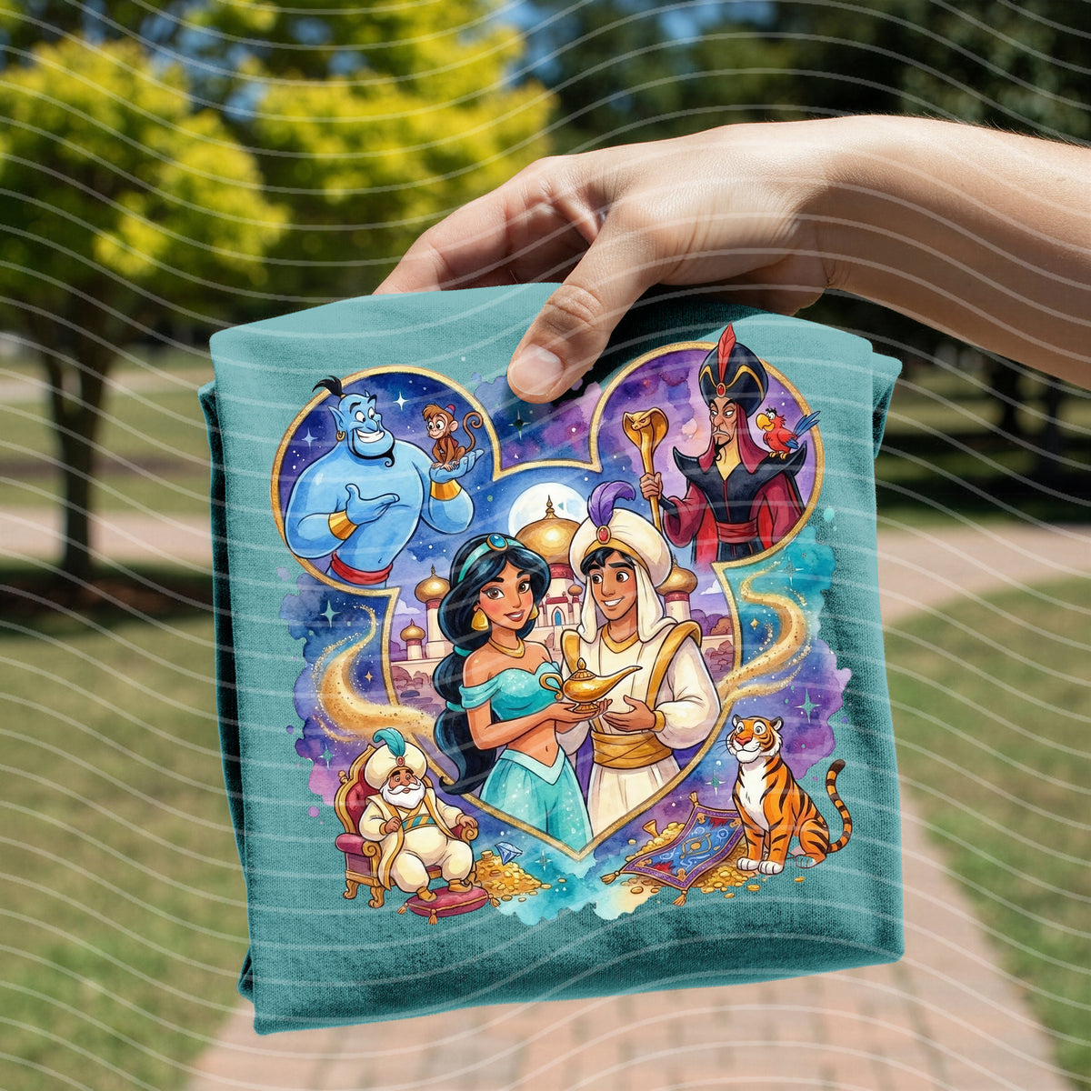 Jasmine and Aladdin Graphic Tee