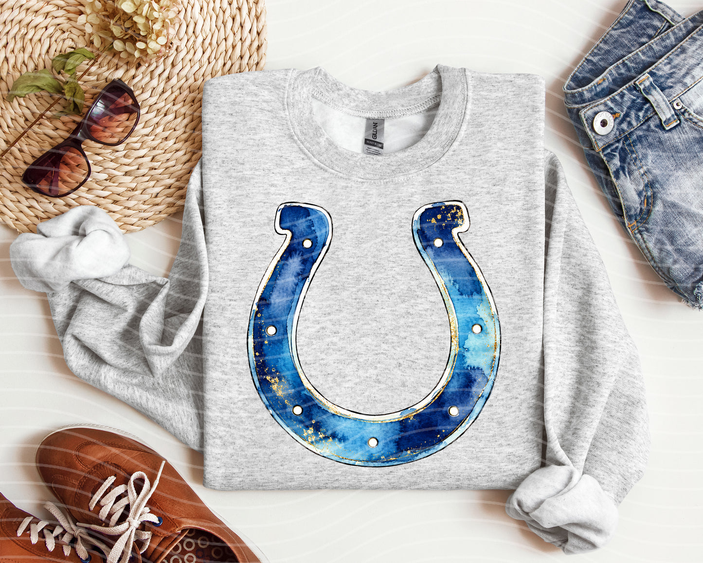 Colts Watercolor Graphic Tee