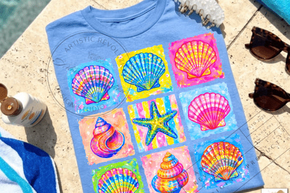 Bright Shells Graphic Tee
