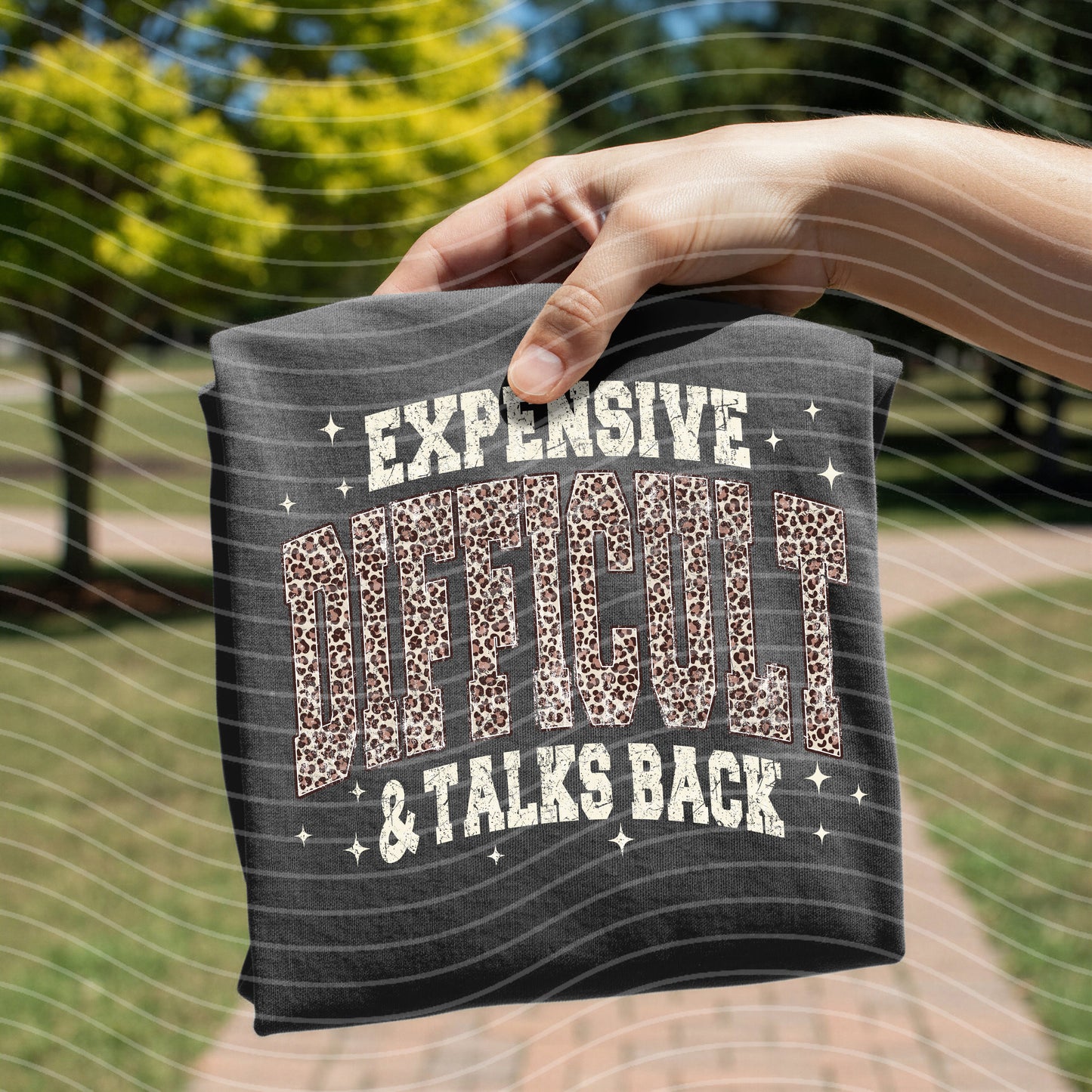 Expensive Difficult & Talks Back Graphic Tee