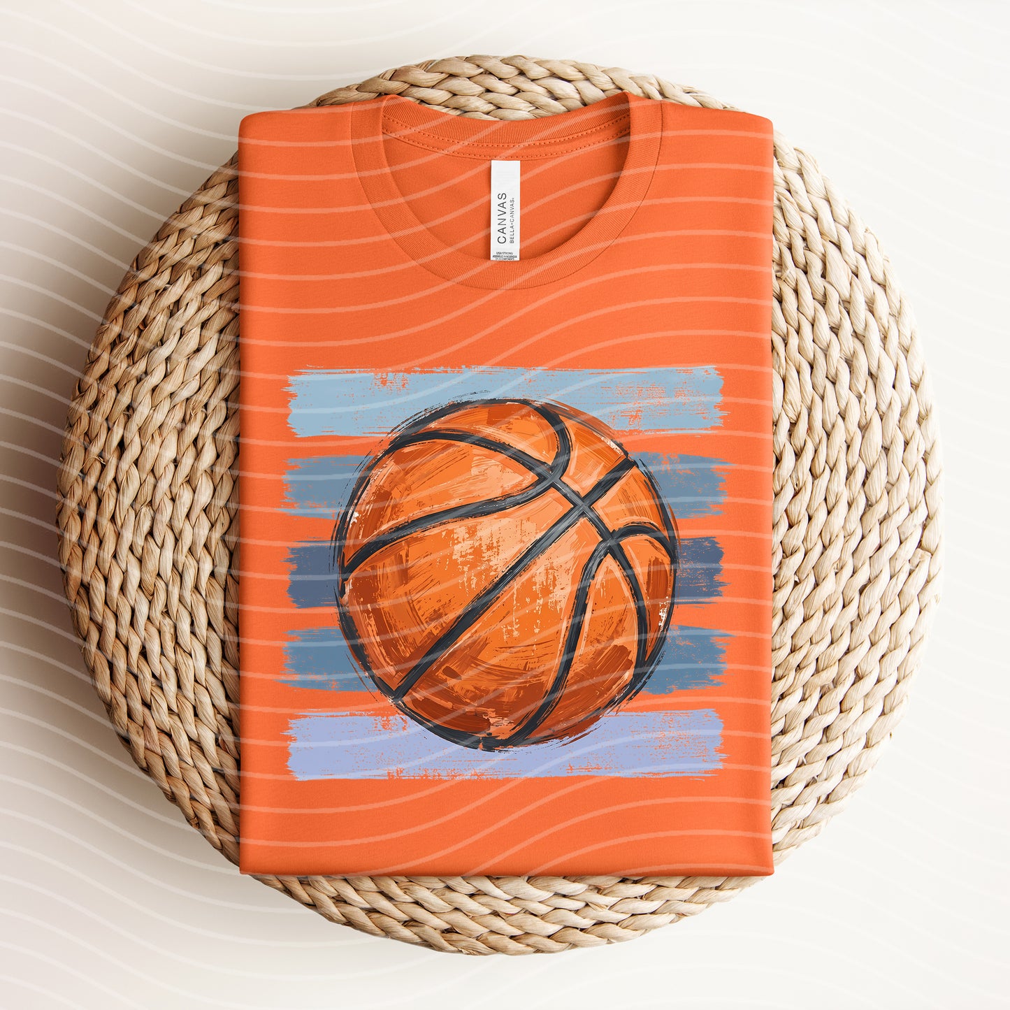 Basketball Stripes Graphic Tee
