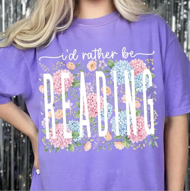 I'd Rather Be Reading Graphic Tee