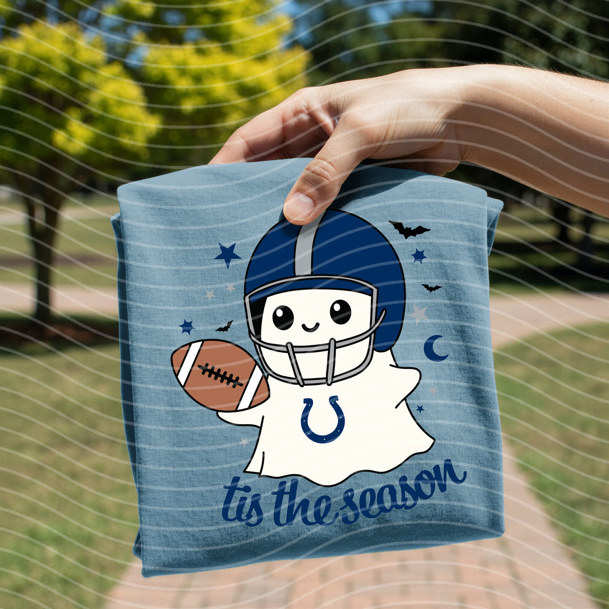 Colts Tis the Season Ghost Graphic Tee