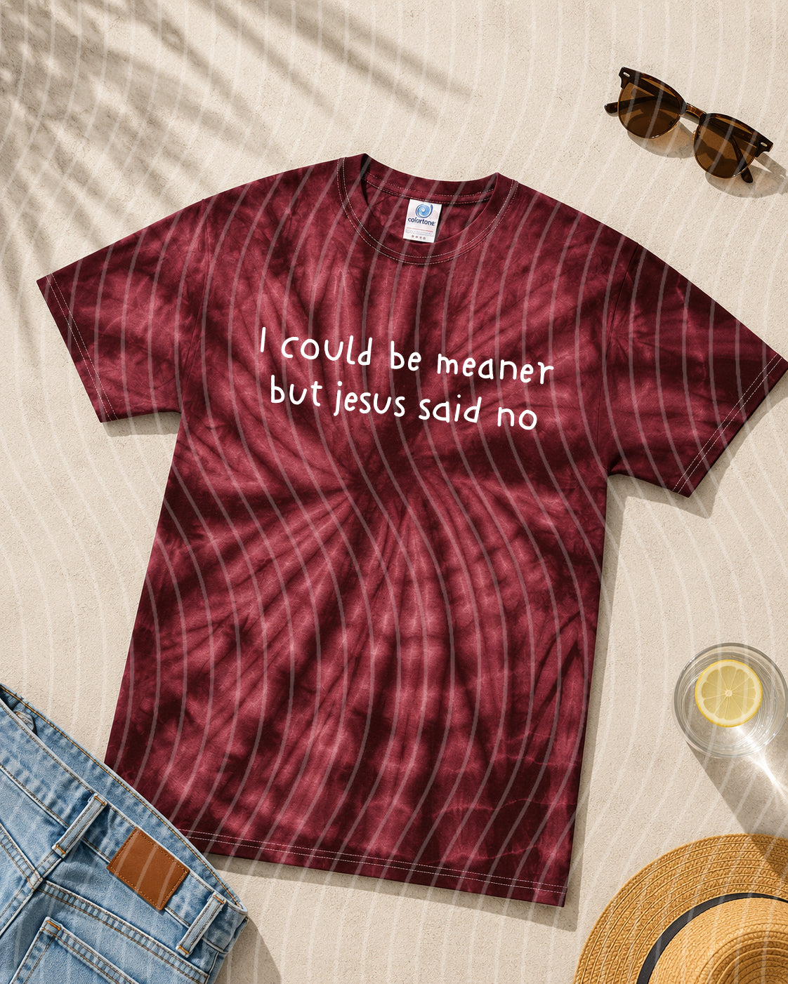 I Could Be Meaner But Jesus Said No Graphic Tee