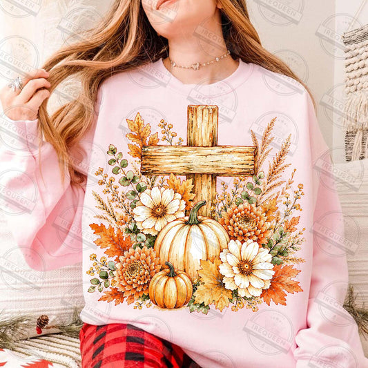 Fall Cross Graphic Tee