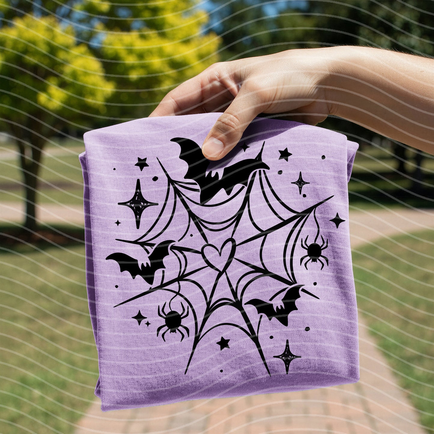 Heart Web Graphic Tee