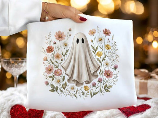 Floral Ghost Graphic Tee
