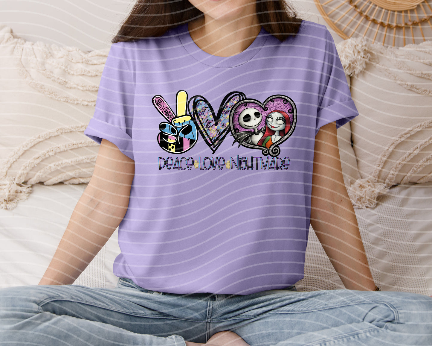 Peace Love Nightmare Graphic Tee