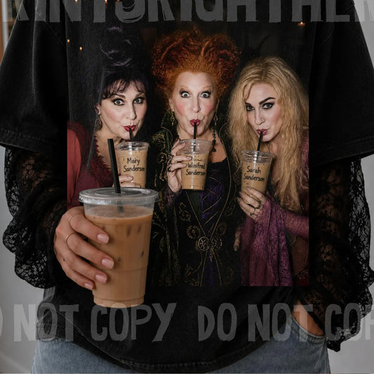 Iced Coffee Sisters Graphic Tee