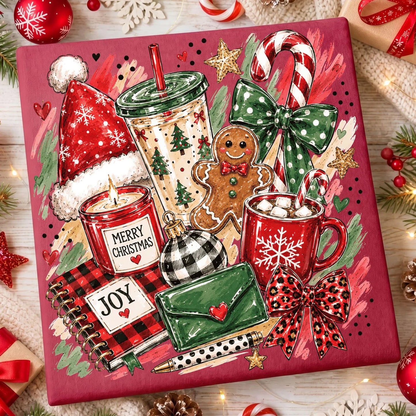 Christmas Collage Graphic Tee