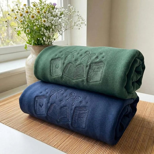 Books Embroidered Shirt
