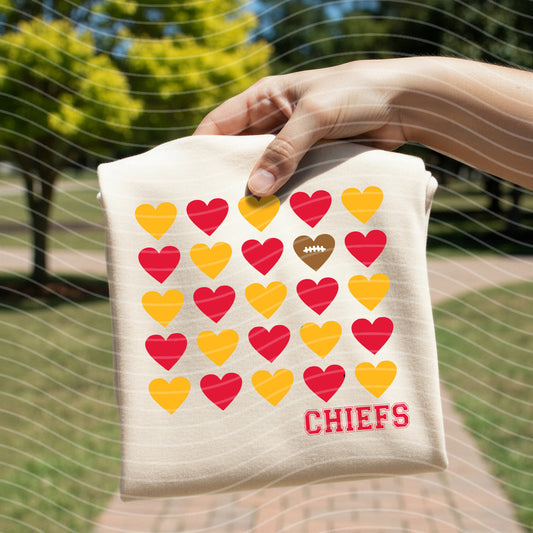 Chiefs Hearts Graphic Tee