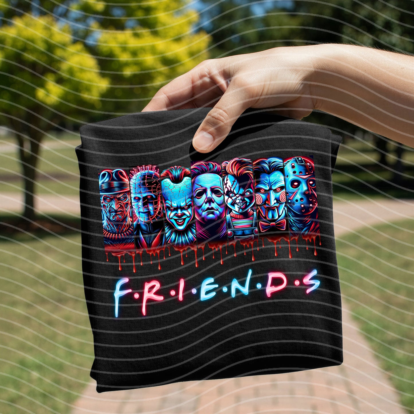 Horror Friends Graphic Tee