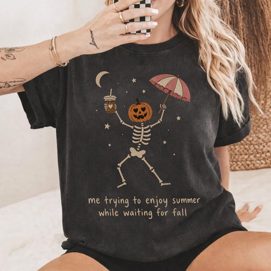 Me Trying to Enjoy Summer Graphic Tee