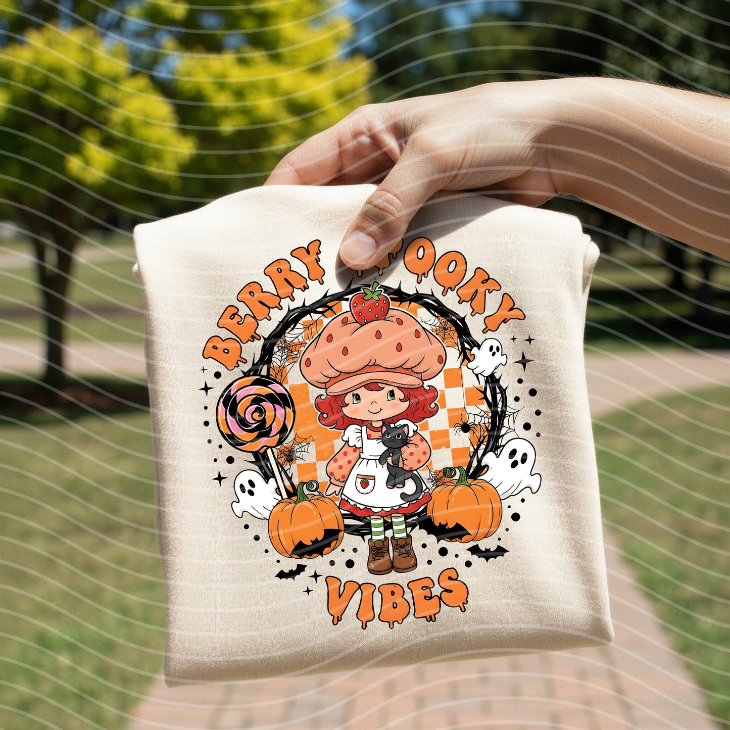 Berry Spooky Vibes Graphic Tee