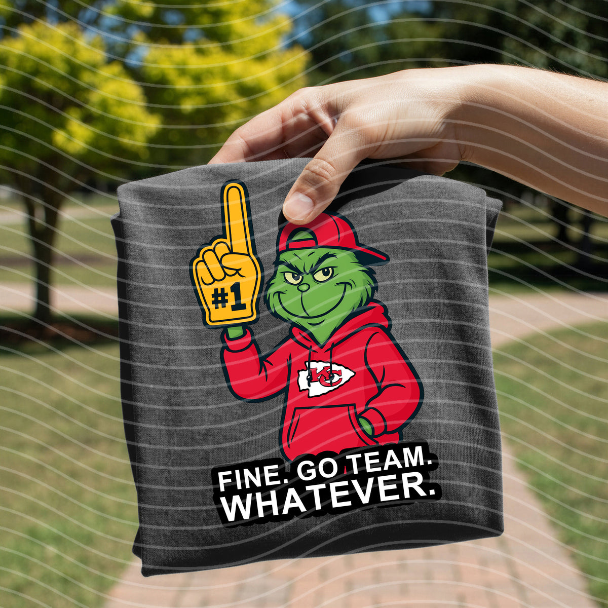 Fine Go Team Whatever Chiefs Graphic Tee