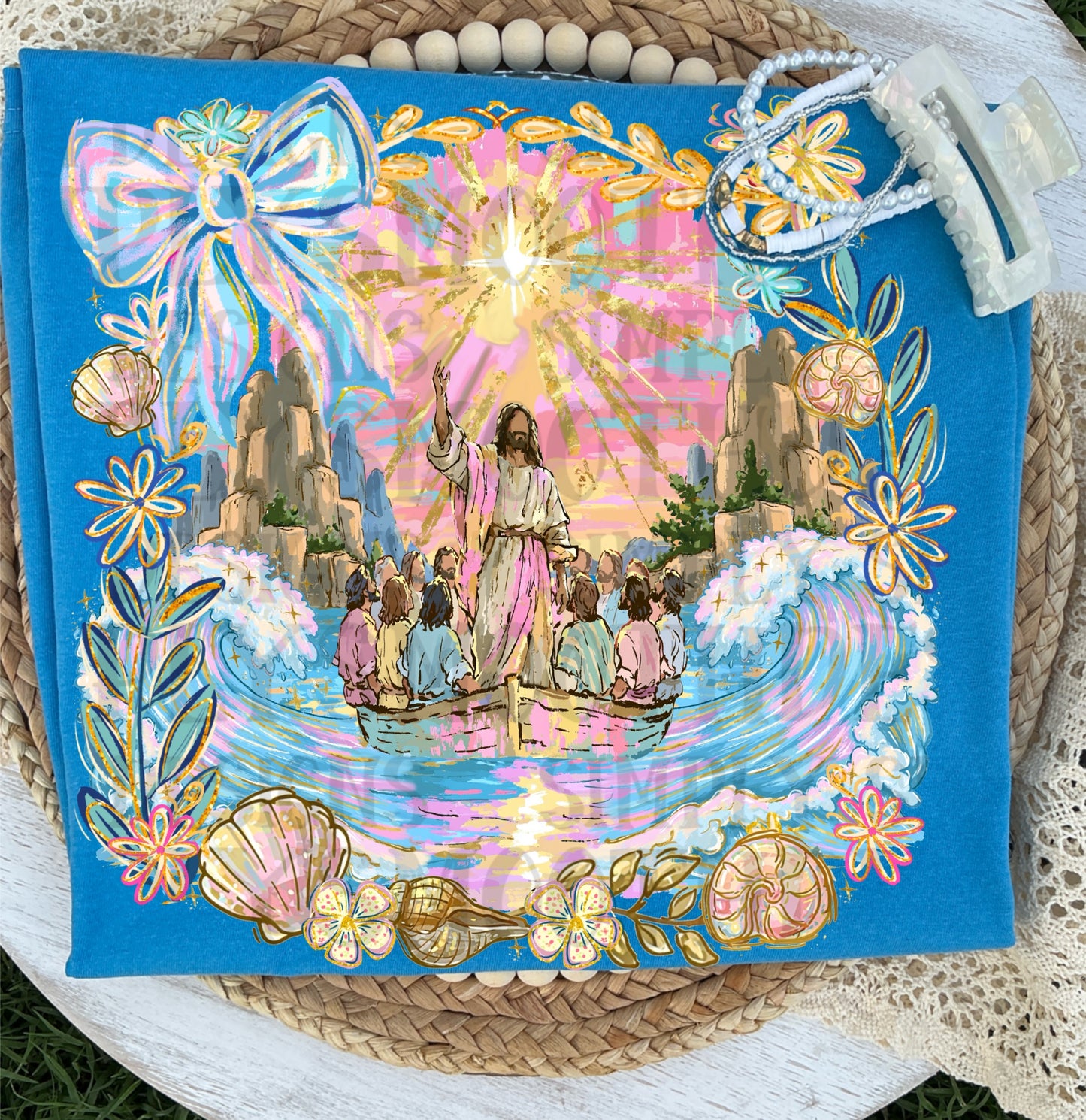 Jesus Calms the Storm Graphic Tee