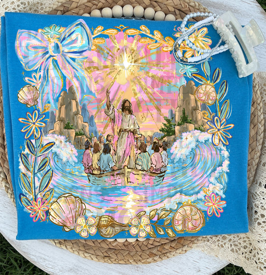 Jesus Calms the Storm Graphic Tee