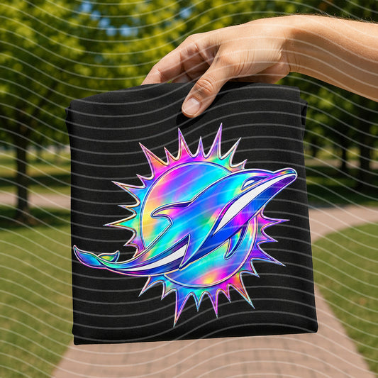 Dolphins Iridescent Graphic Tee