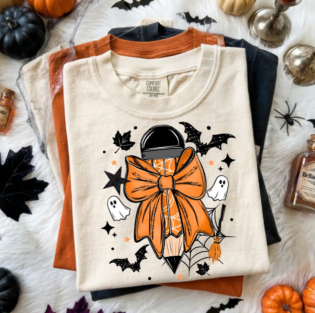 Spooky Pencil Graphic Tee