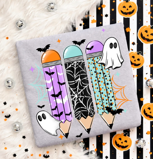 Spooky Pencils Graphic Tee