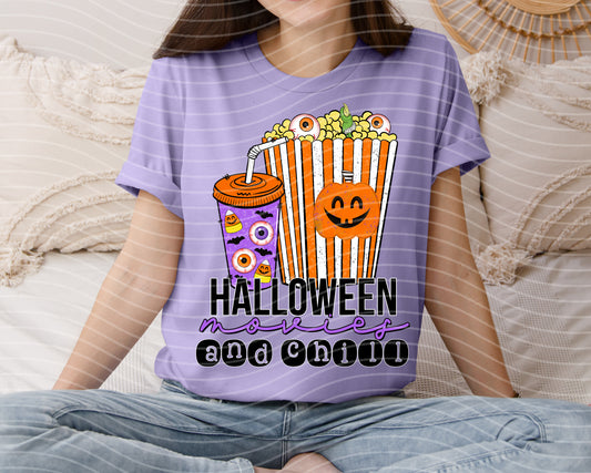 Halloween Movies and Chill Graphic Tee