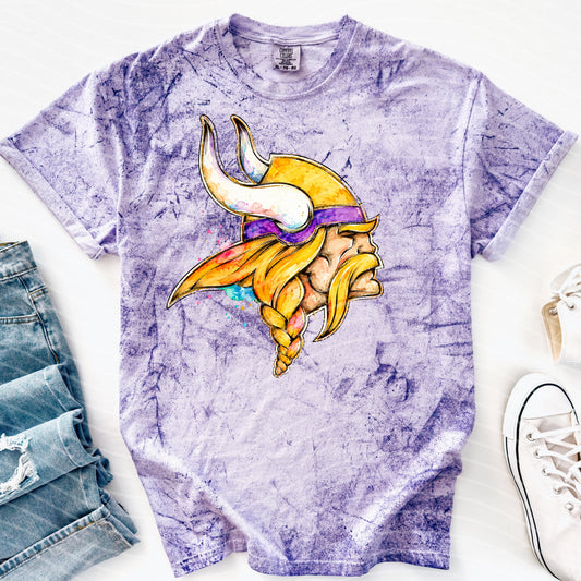 Vikings Watercolor Graphic Tee