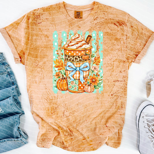 Plaid Coffee Graphic Tee