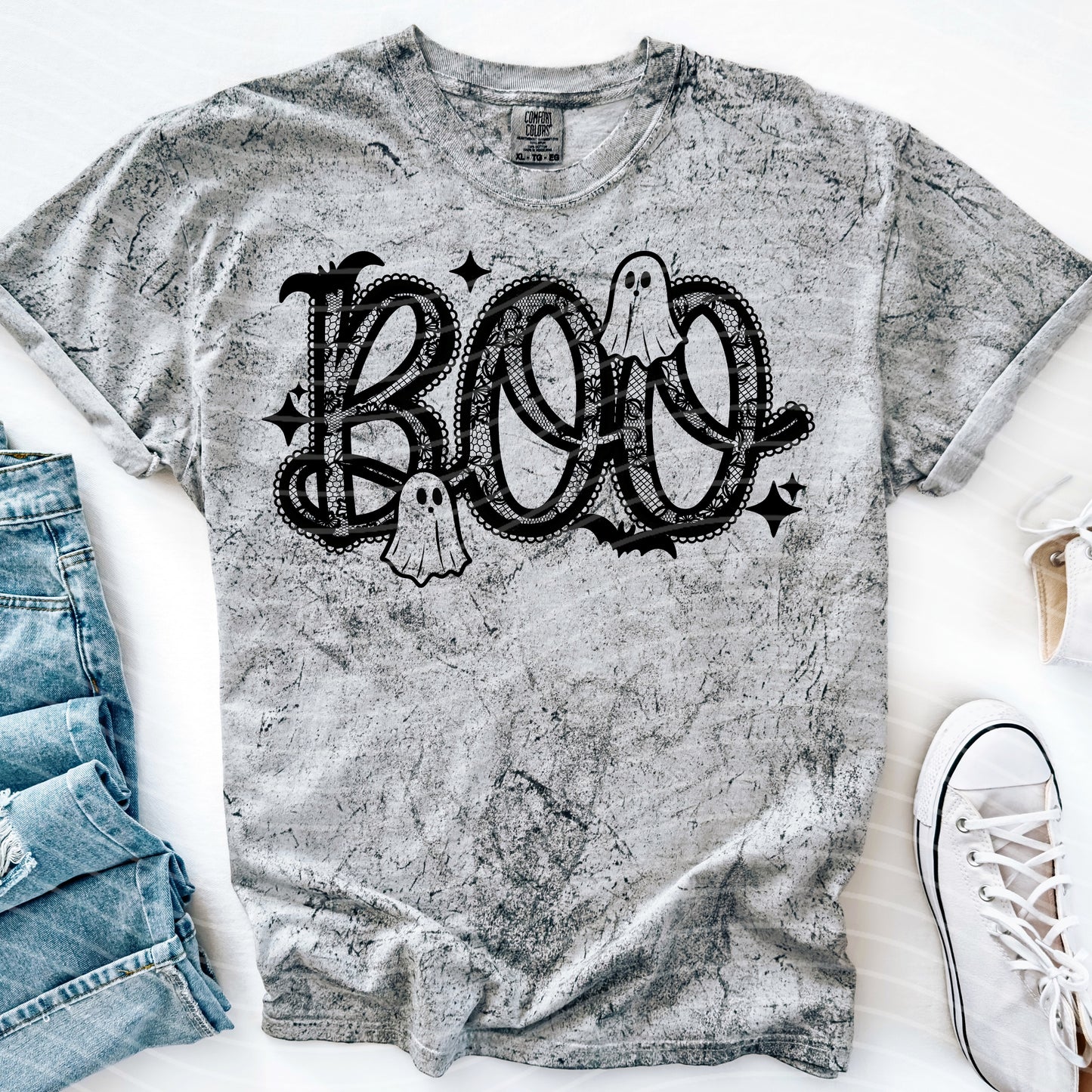 Lace Boo Graphic Tee