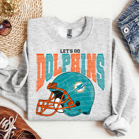 Let's Go Dolphins Graphic Tee