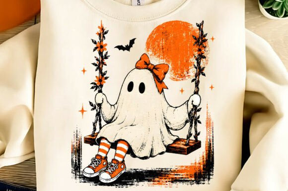 Swinging Ghost Graphic Tee
