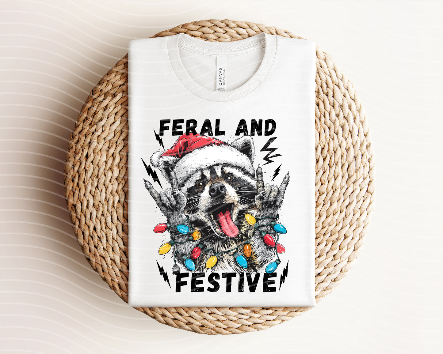 Feral and Festive Graphic Tee