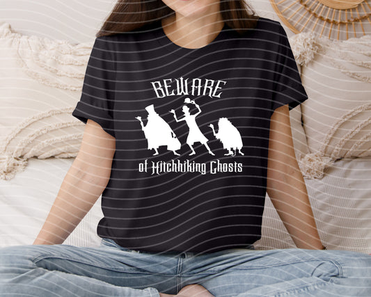 Beware of Hitchhiking Ghosts Graphic Tee