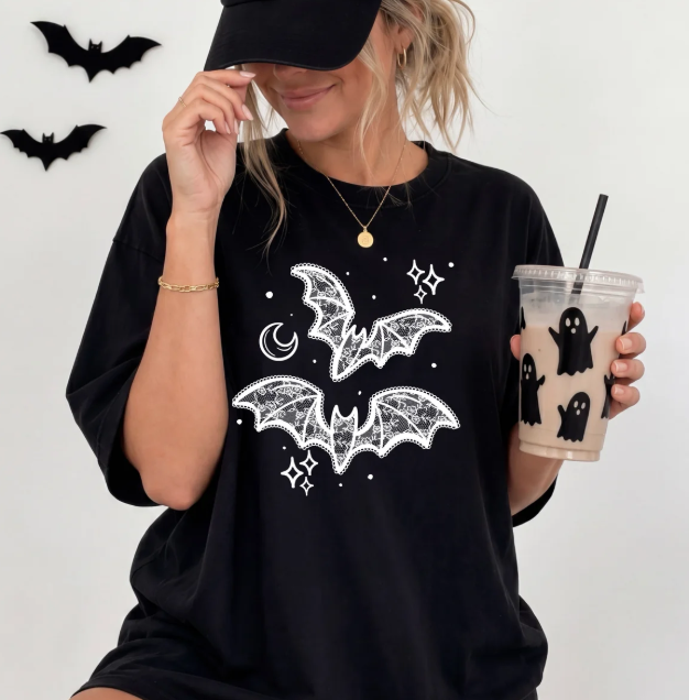 Lace Bats Graphic Tee