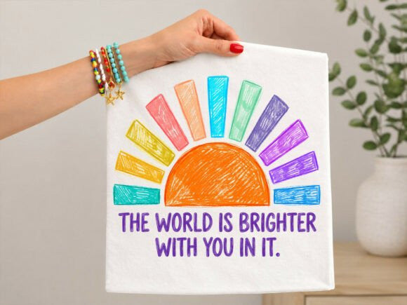 The World is Brighter with You in it Graphic Tee