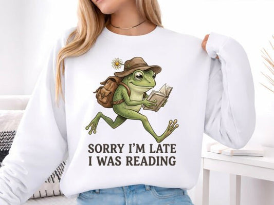 Sorry I'm Late I Was Reading Graphic Tee
