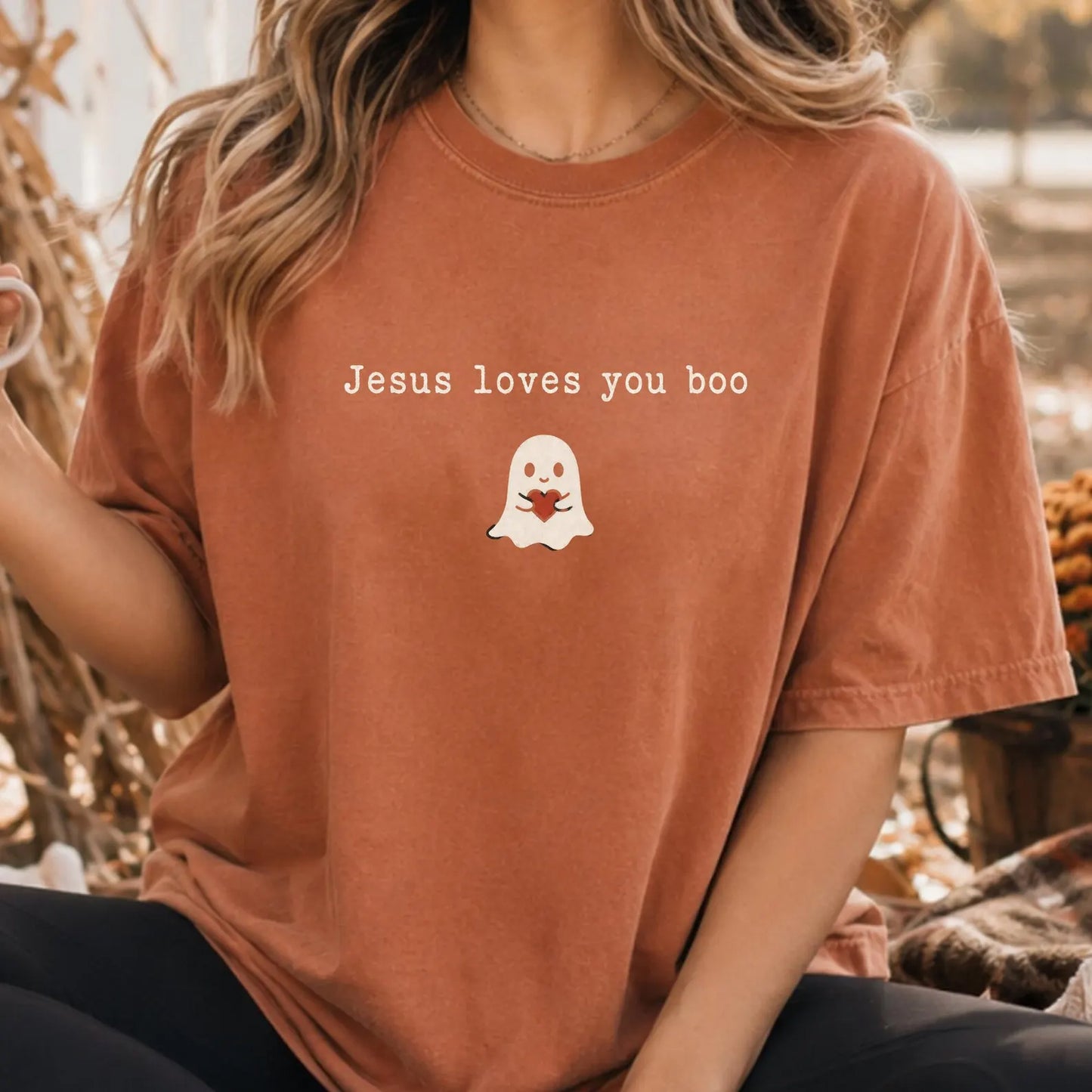 Jesus Loves You Boo Graphic Tee