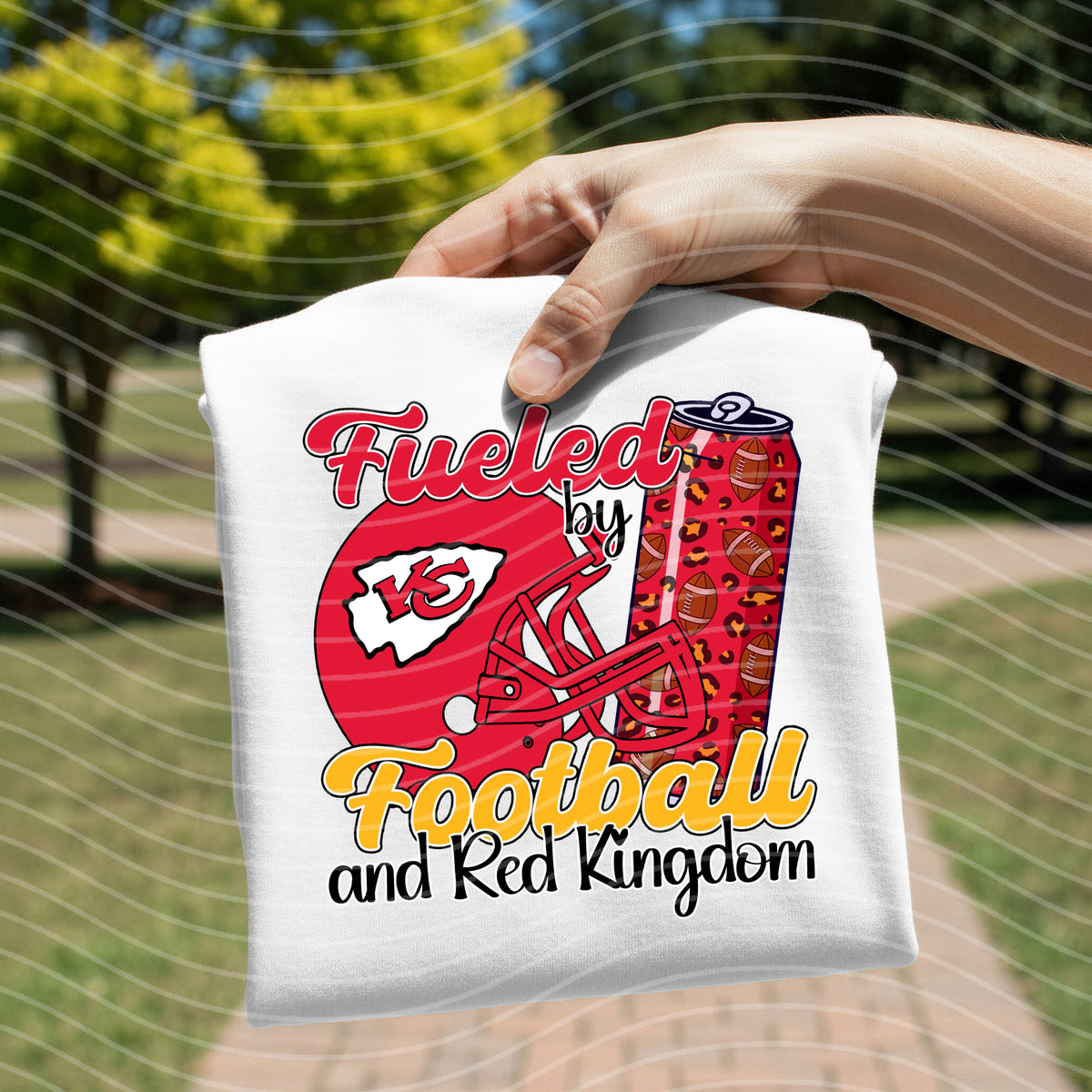 Fueled by Football and Red Kingdom Graphic Tee