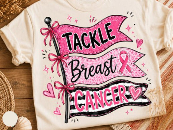 Tackle Breast Cancer Graphic Tee